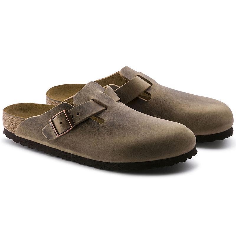 Boston Birkenstock Oiled Kozene Panske Hnede | SK 363FDN